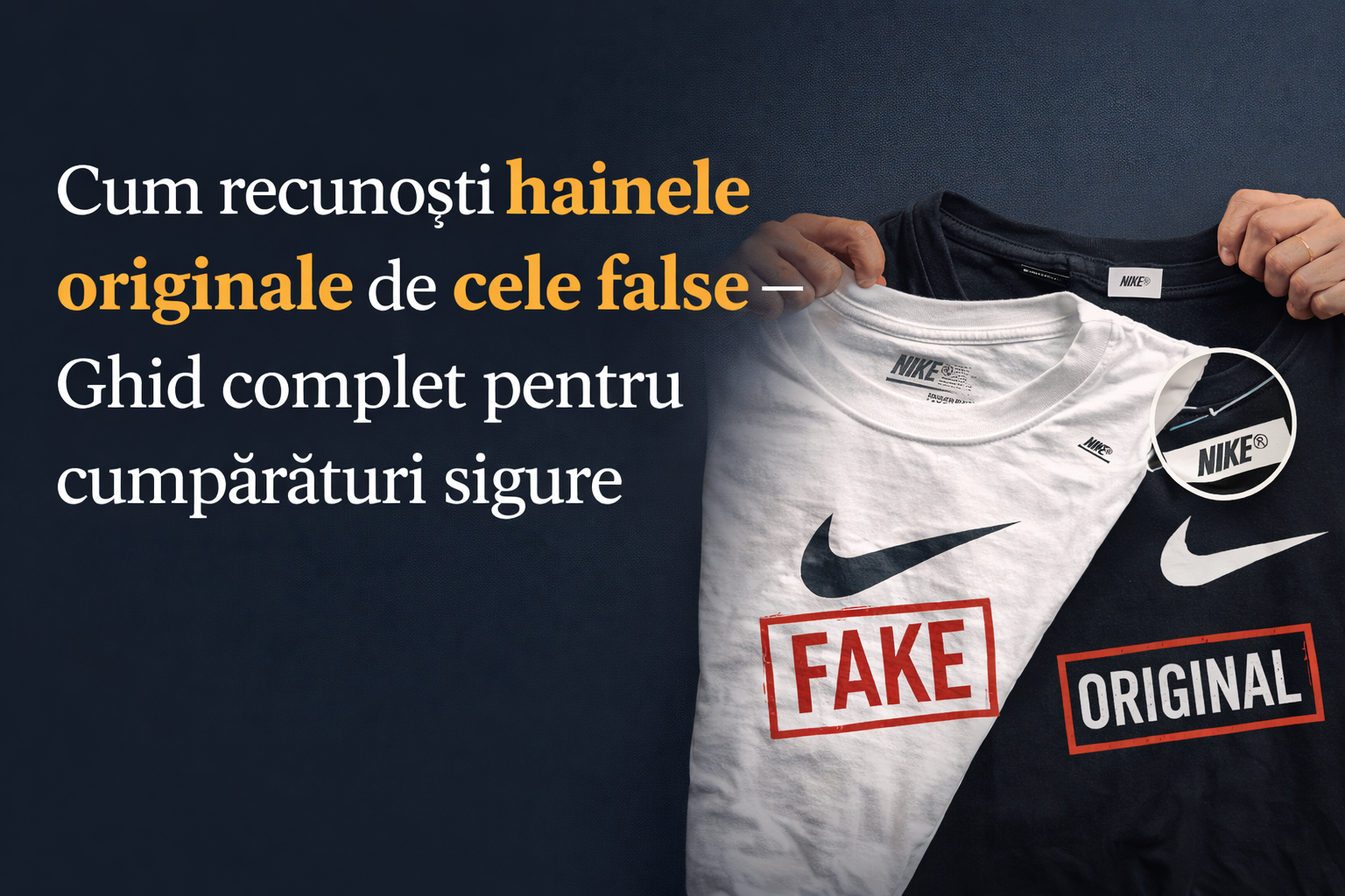 Cum recunoști hainele originale de cele false când cumperi online — 7 semne clare