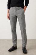 Pantaloni Tommy Hilfiger Denton Brushed Check Bărbați Gri (Hydrogen Grey) Originali