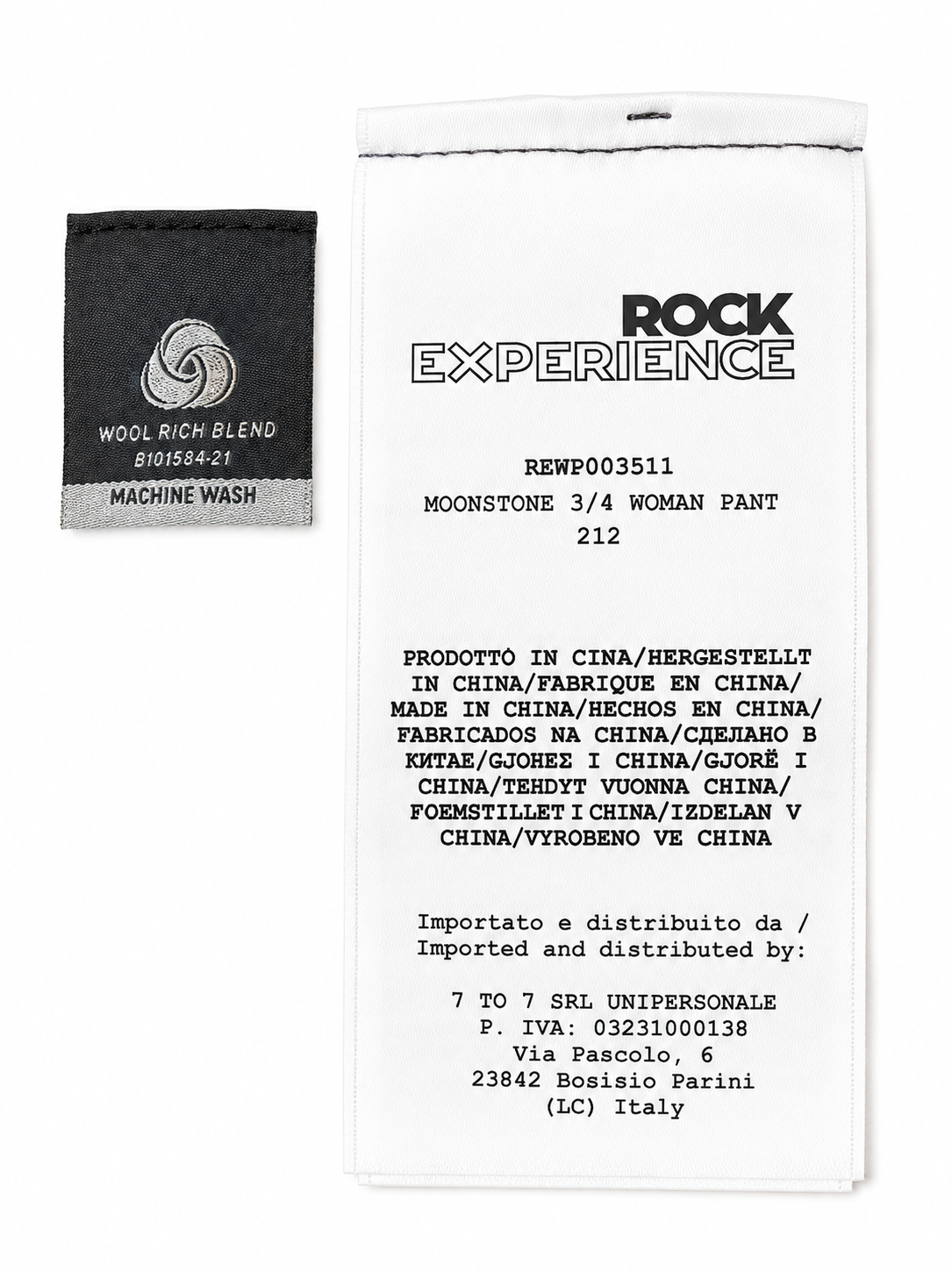 Pantaloni termici 3/4 Rock Experience Moonstone din lână Merino damă