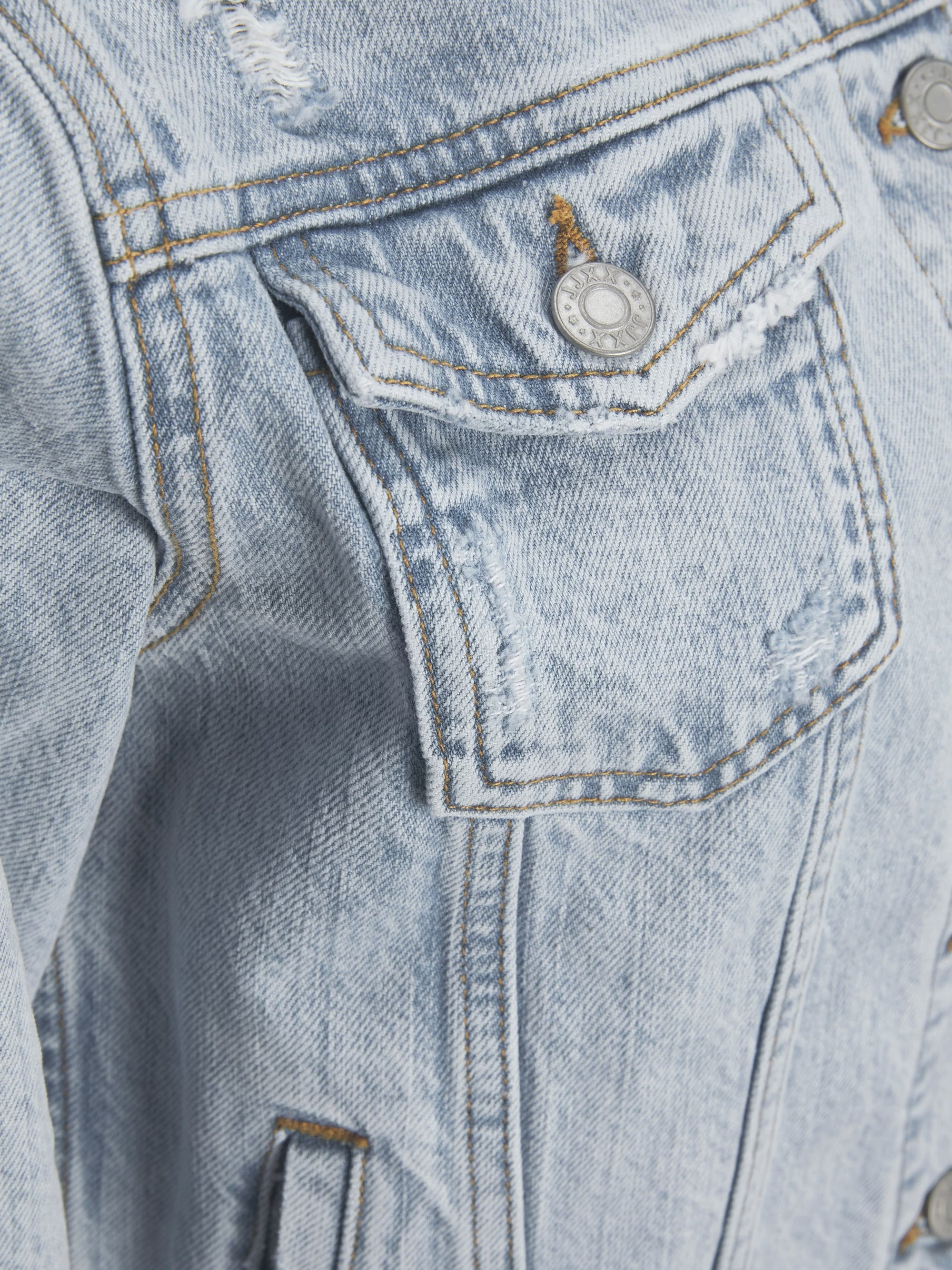 JJXX JXMELINA Regular Denim Jacket Light Blue – Geacă Damă din Denim