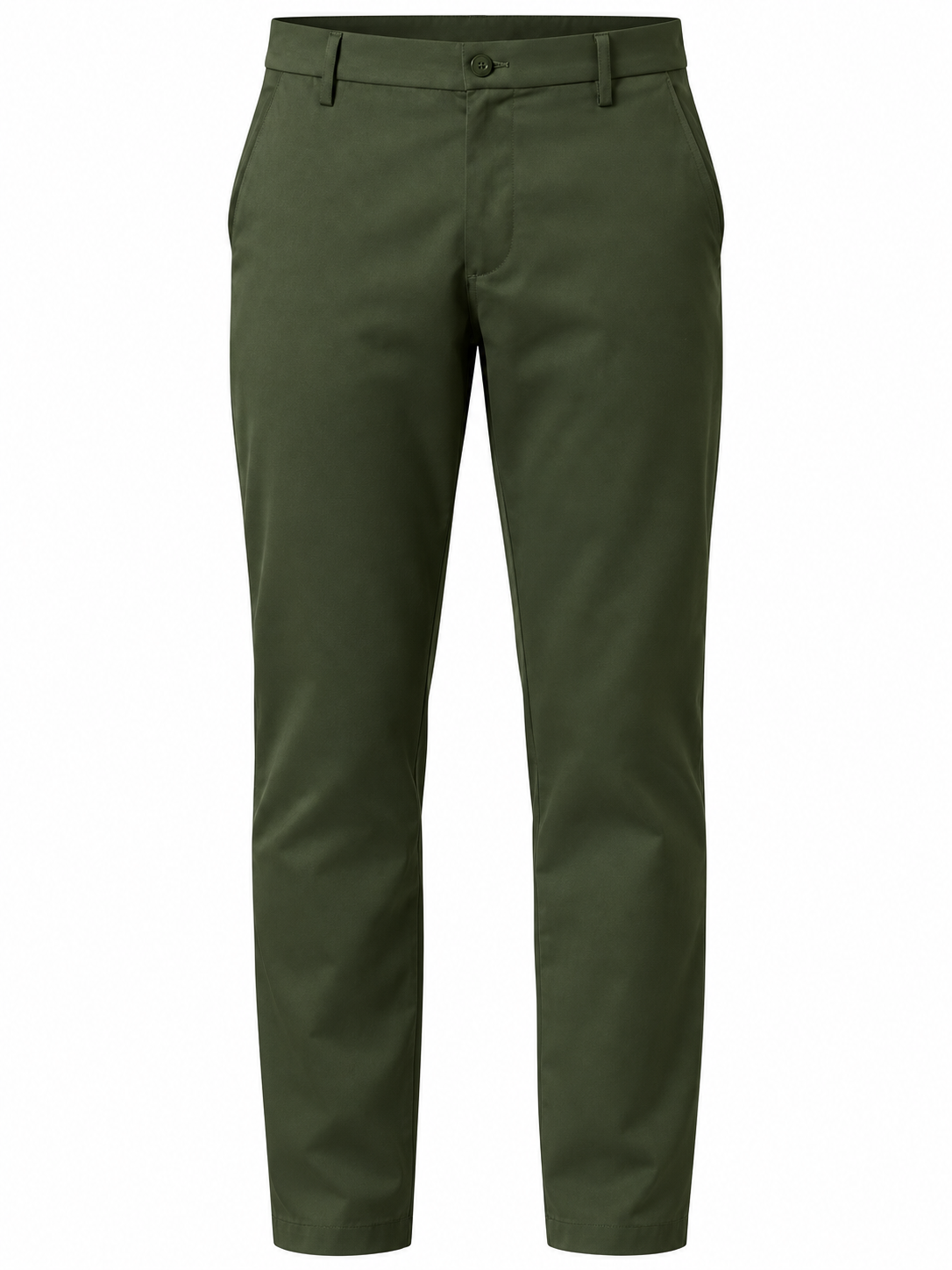 Pantaloni Athletic Fit Stretch Dark Olive