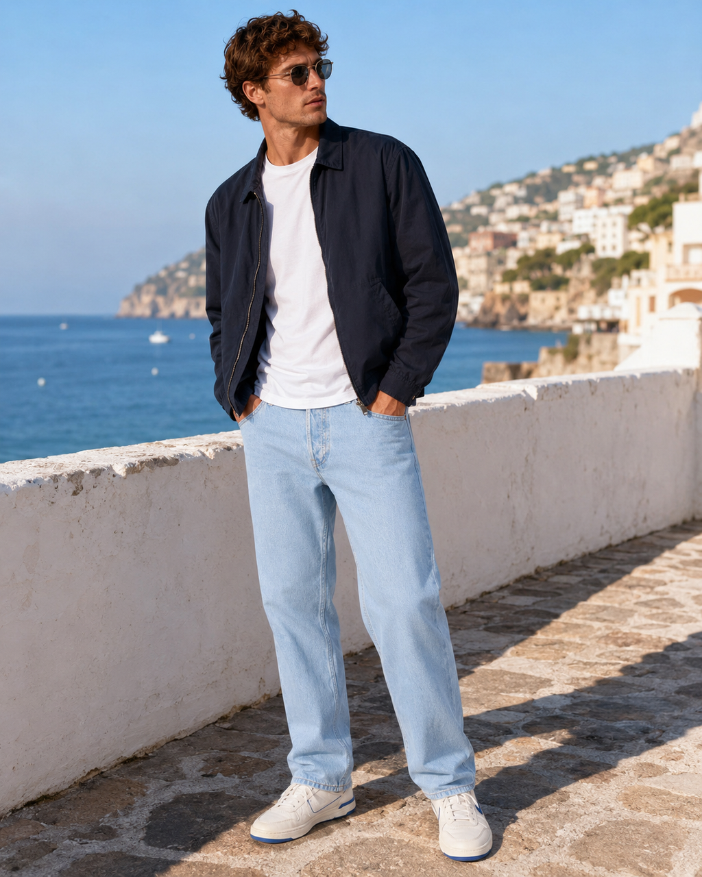 Blugi bărbați JACK & JONES Plus Chris Relaxed Fit