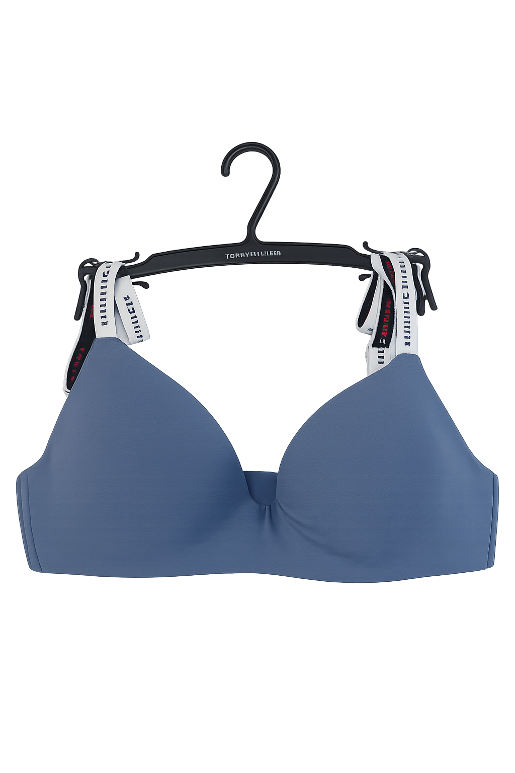 Sutien Tommy Hilfiger Triangle Lightly Lined Iron Blue Damă Original