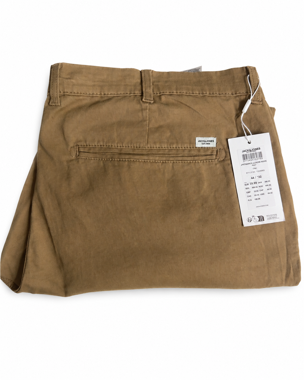 Pantaloni chino bărbați Jack & Jones Plus Size Marco Dave