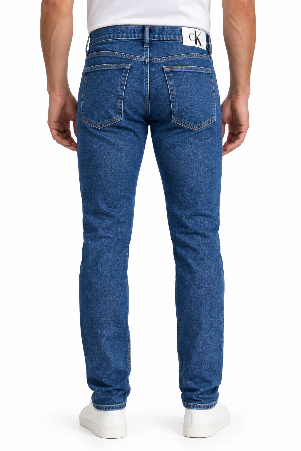 Blugi Bărbați Calvin Klein Jeans Slim Taper Denim Medium – imagine produs 6