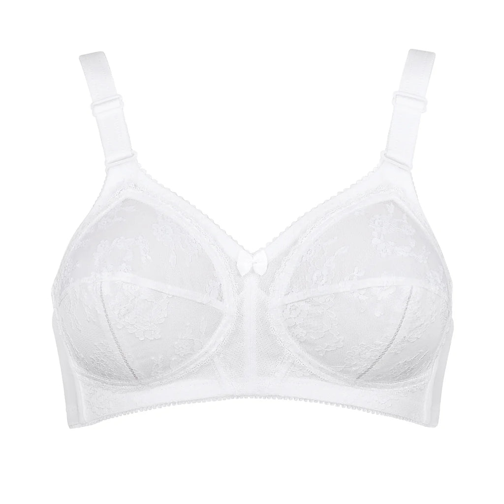 Sutien Triumph damă din dantelă albă
