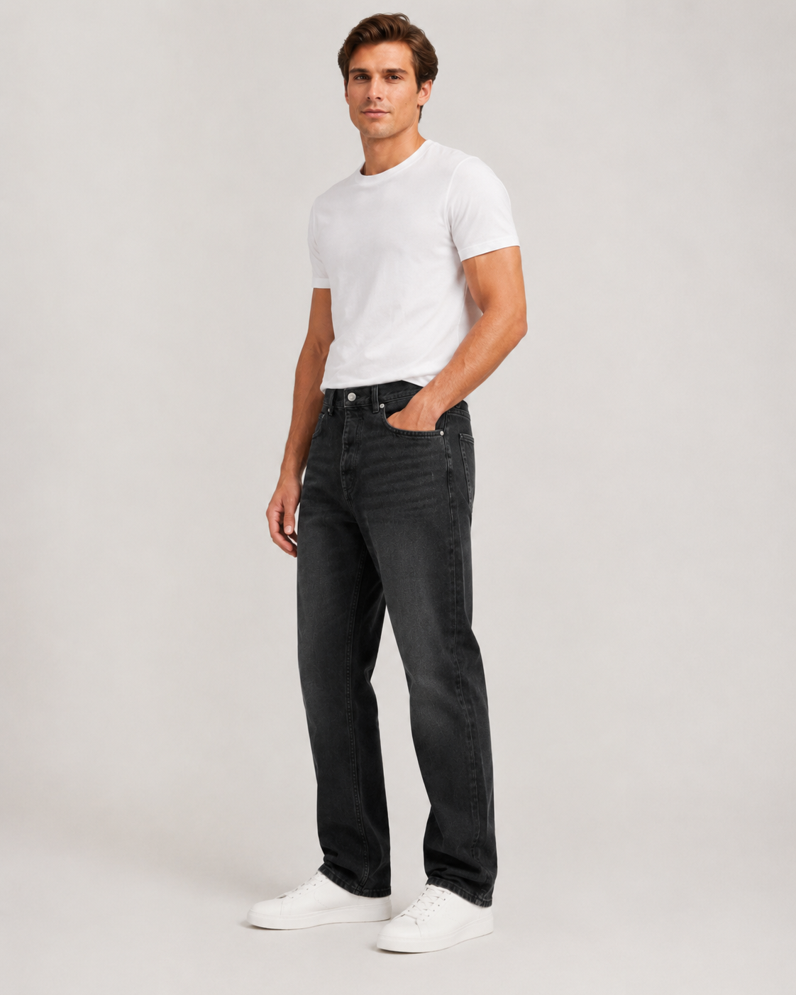 Blugi HUGO BLUE bărbați Nate Baggy Fit