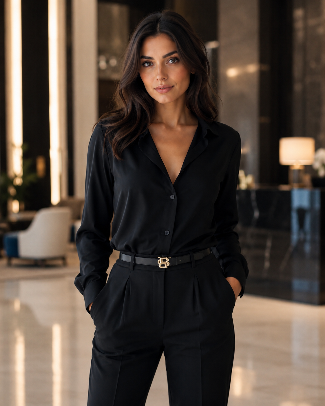Curea damă BOSS B Icon