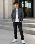 Jack & Jones Junior JJerush Bomber – Geacă bomber impermeabilă pentru băieți