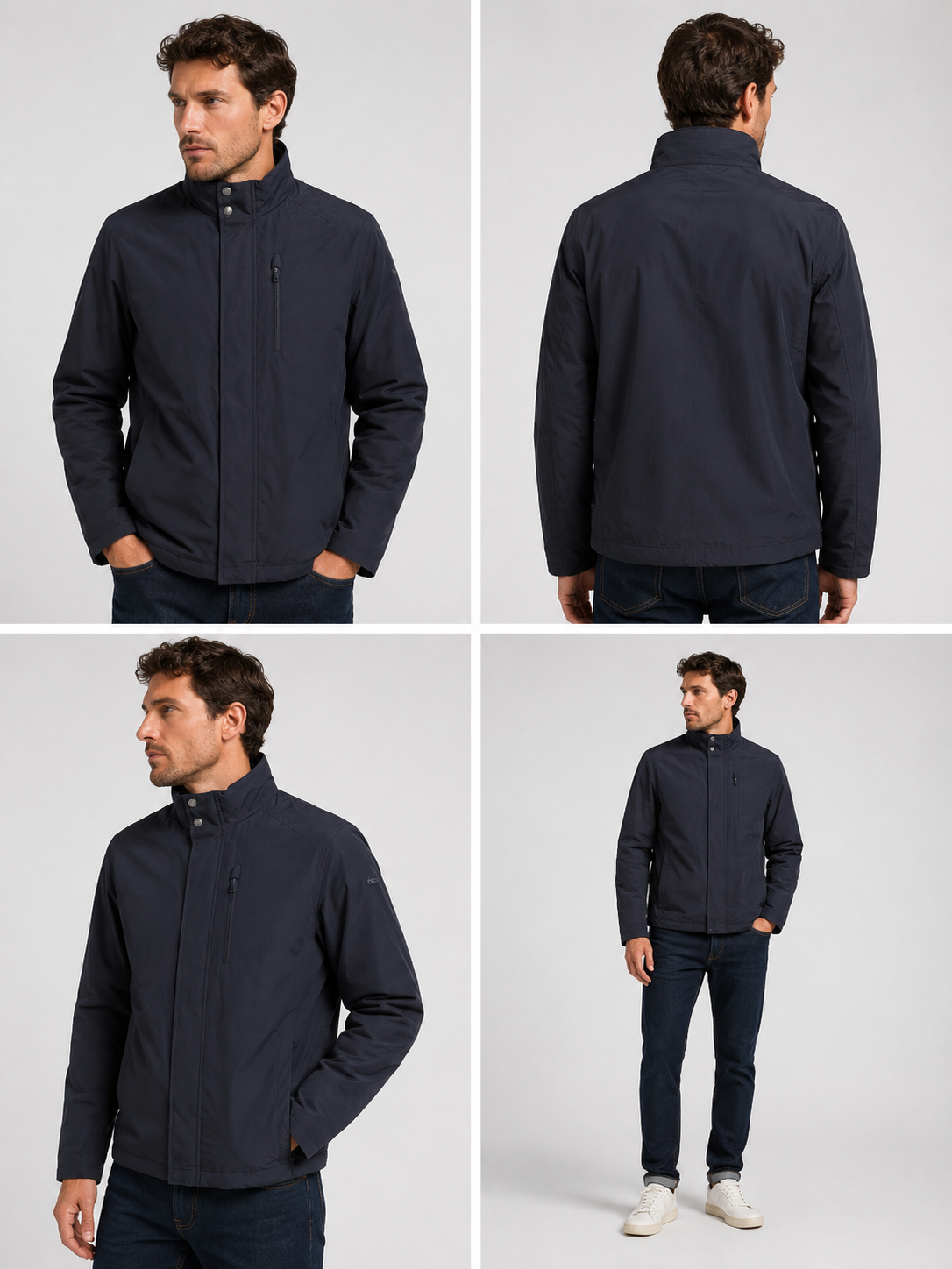 Jachetă Bărbați Geox Myvincit Short Jacket Bleumarin