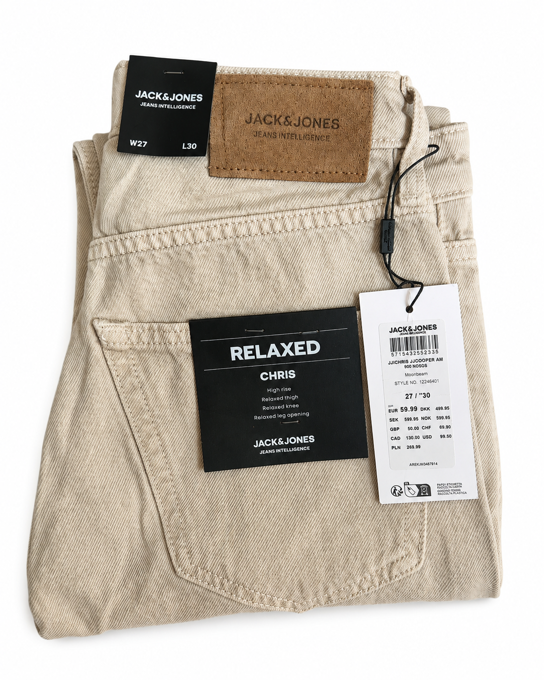 Blugi bărbați JACK & JONES Chris Relaxed Fit