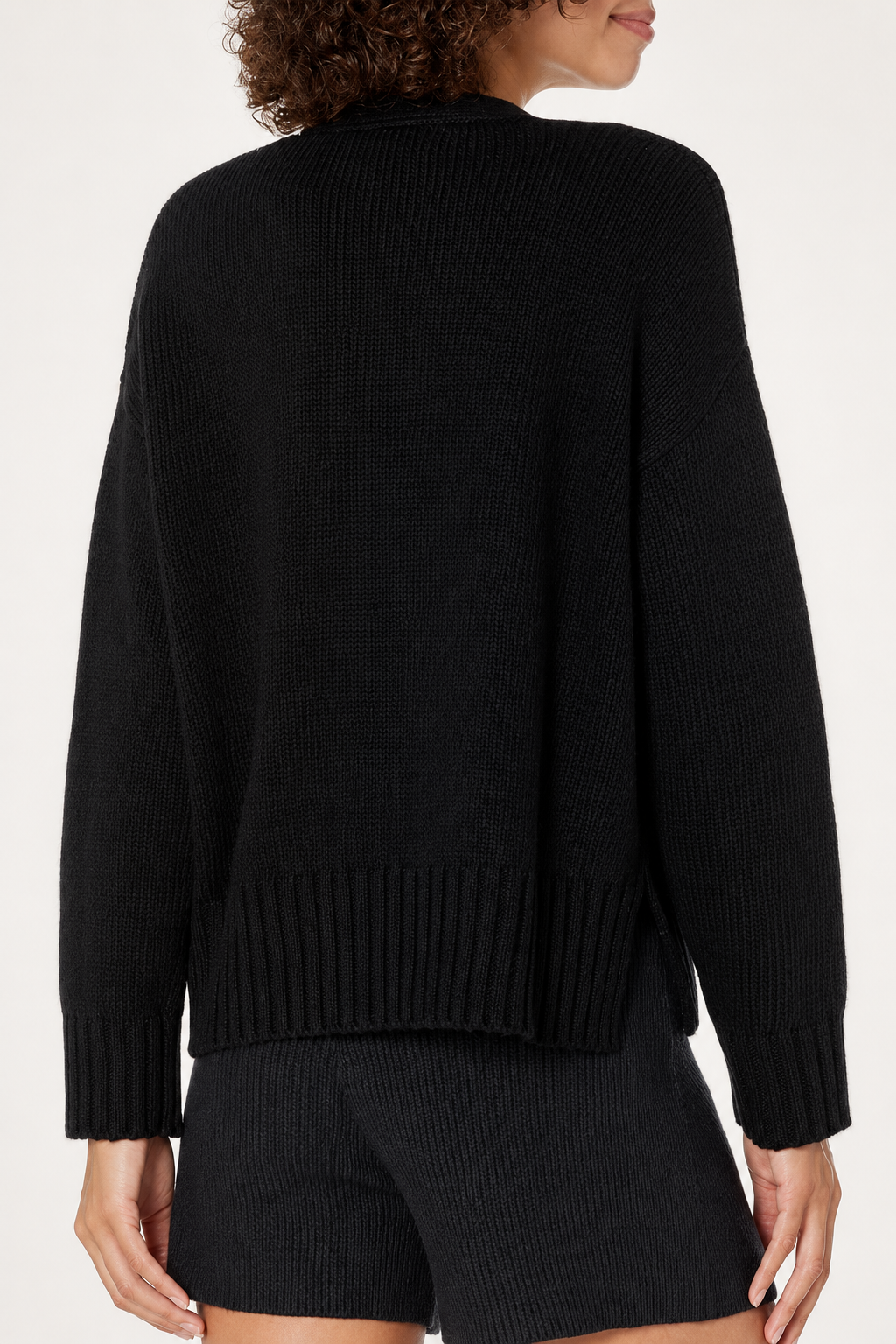 Cardigan damă The Drop Brigitte Cotton Blend