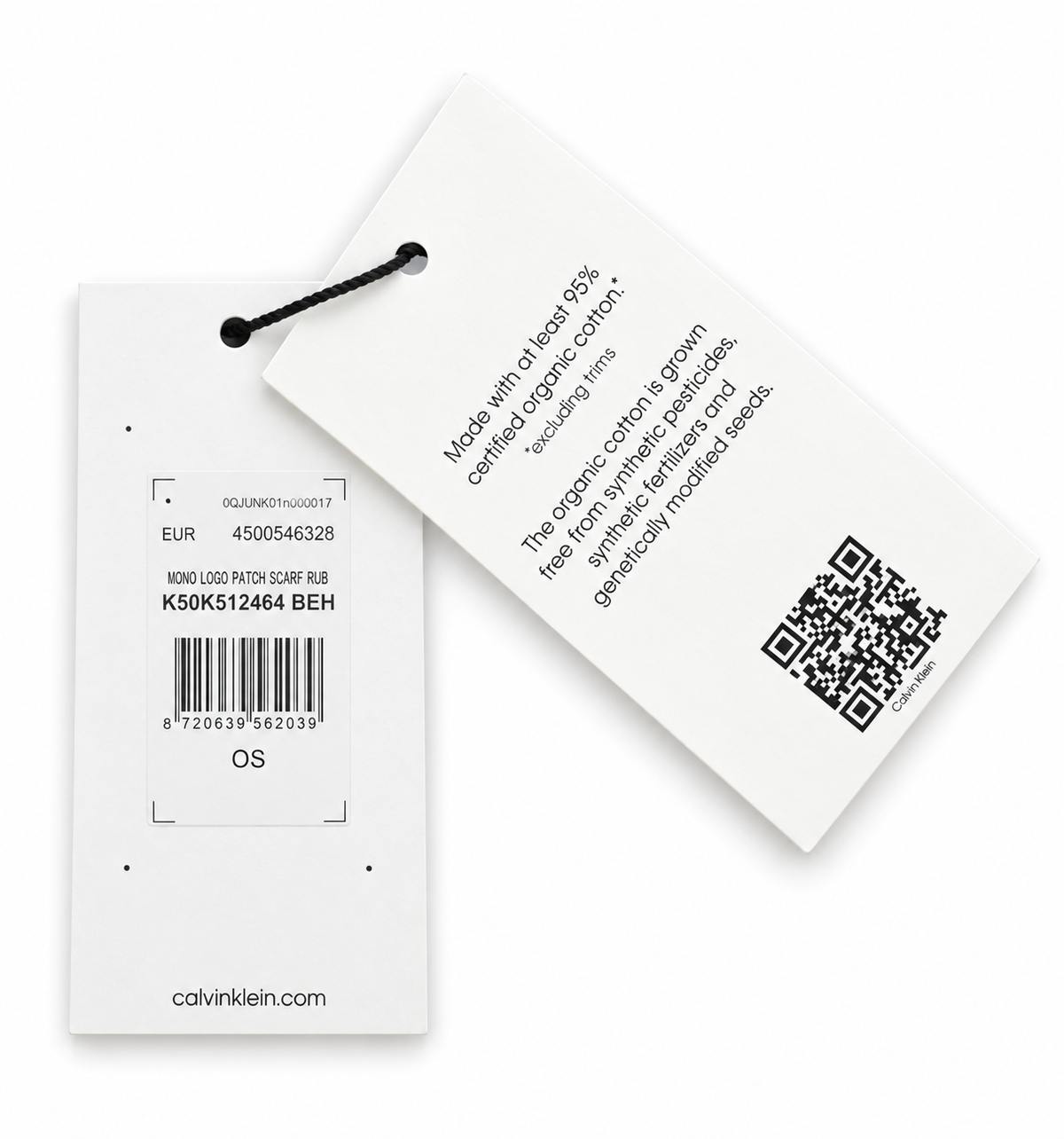 Fular Calvin Klein Jeans Mono Logo Patch bărbați – imagine produs 5