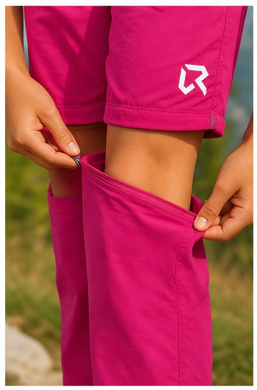 Pantaloni trekking copii Rock Experience Observer Zip Off 2 în 1