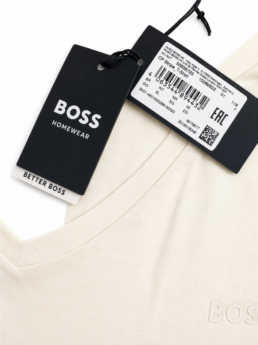 Tricou BOSS Homewear CP Stripe damă Relaxed Fit