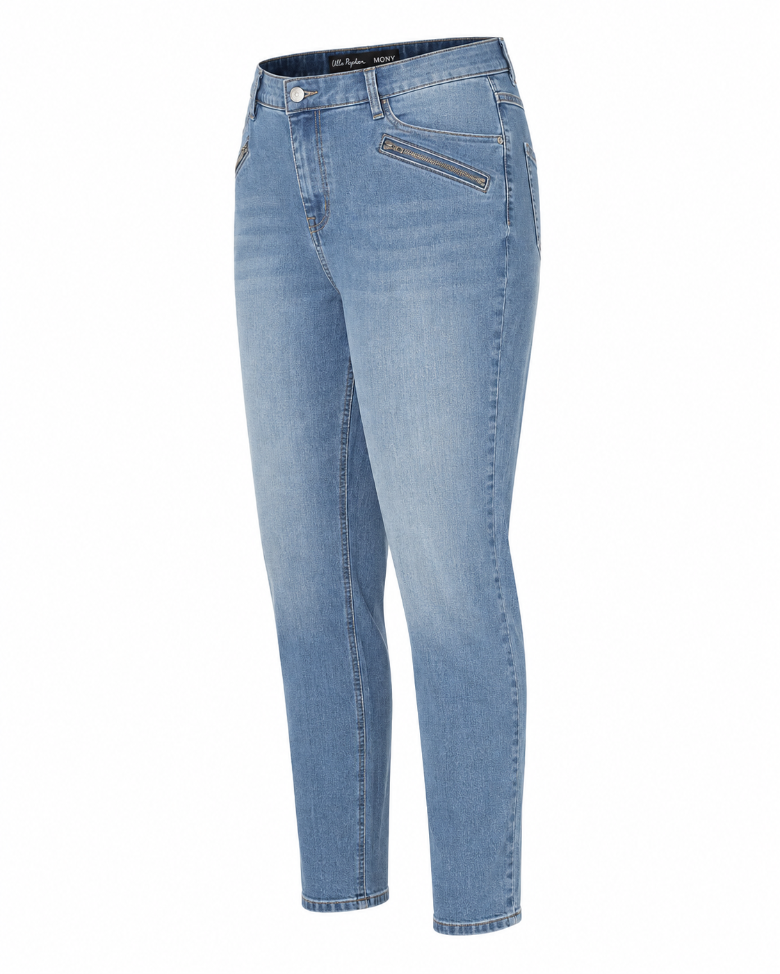 Blugi damă Ulla Popken Mony Plus Size, aspect vintage