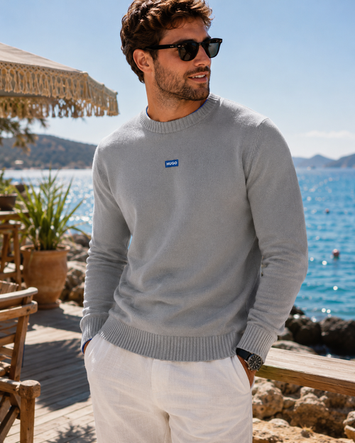 Bluza HUGO BOSS San Cosmo Light Beige