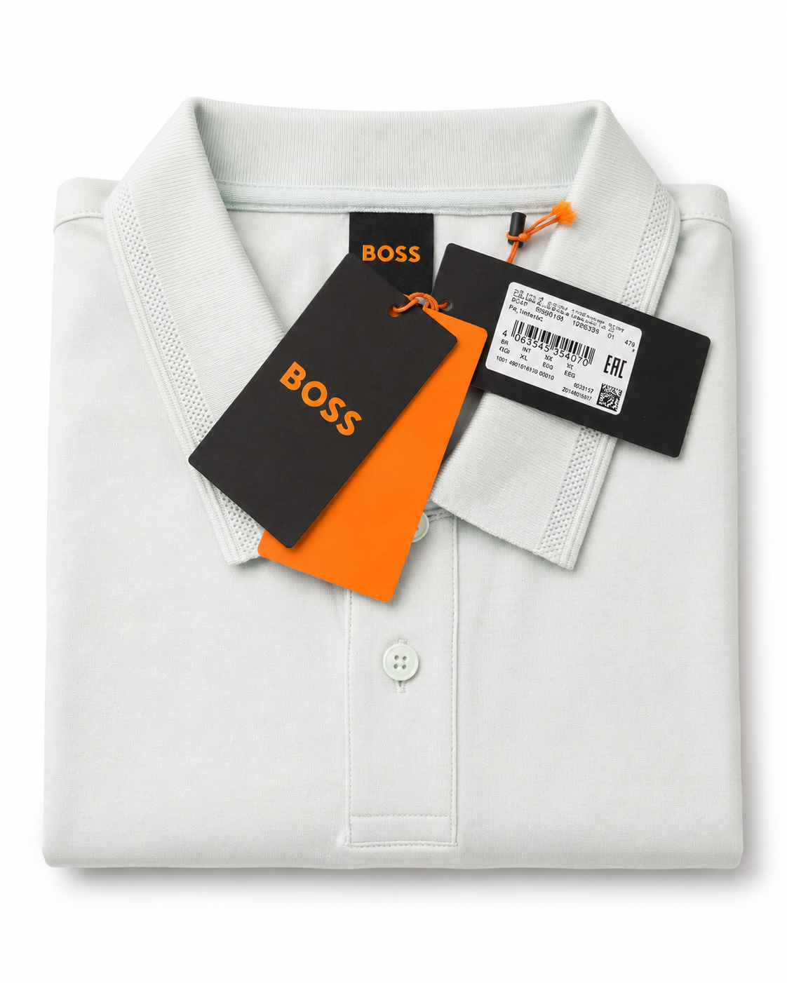 Polo BOSS Pe_Interlock bărbați Regular Fit