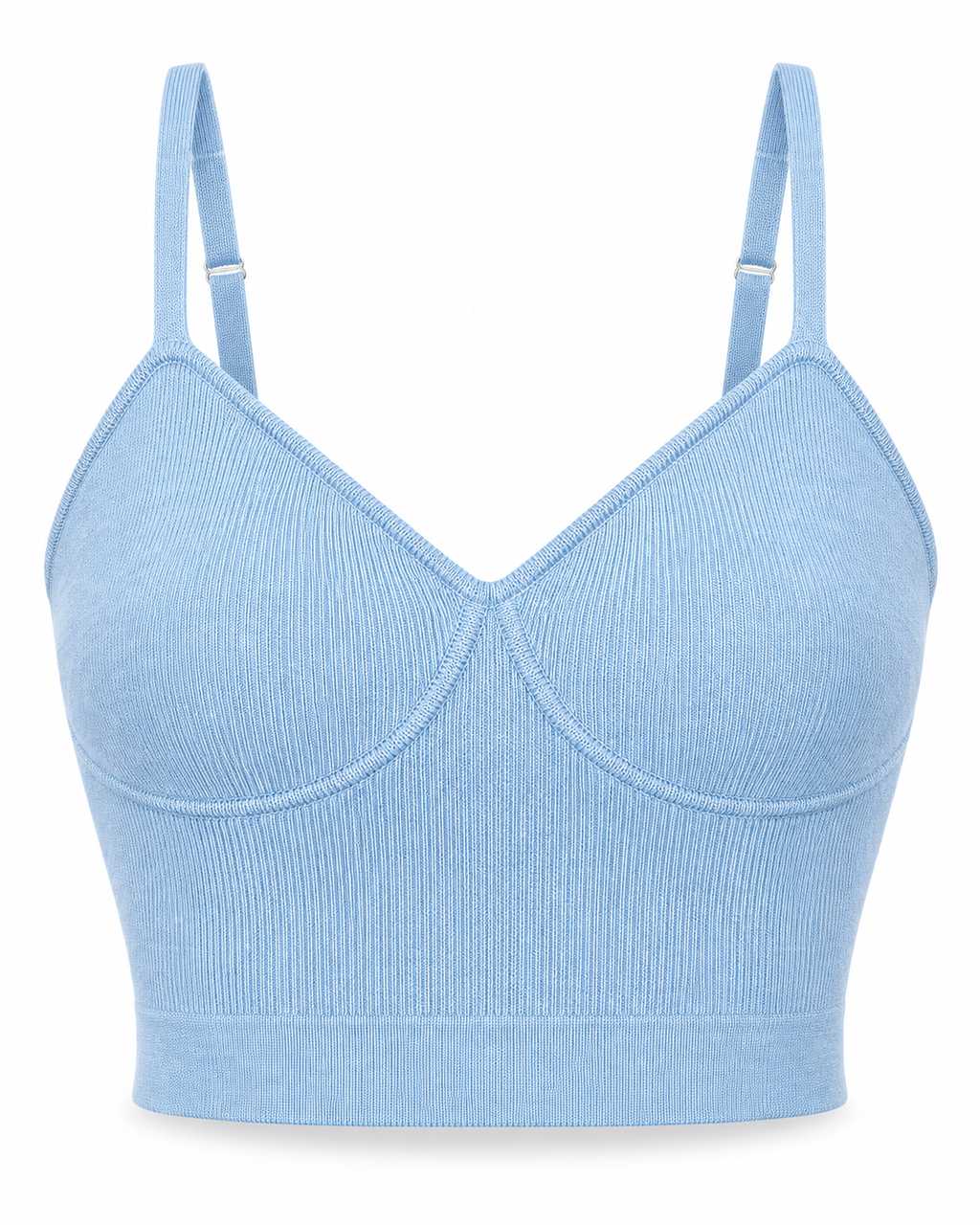 Top bralette The Drop Catalina Sky Blue XS – imagine produs 2