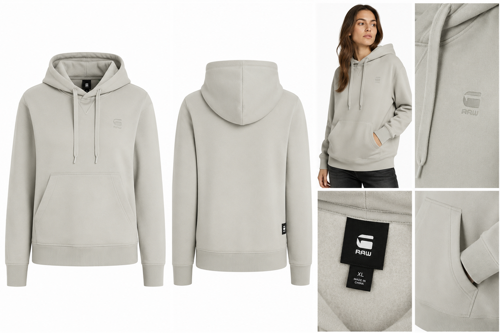 G-STAR RAW Hanorac Damă Premium Core 2.0 Hoodie Wild Dove