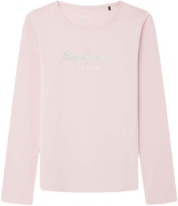 Bluza Pepe Jeans Hana Glitter fete, mânecă lungă