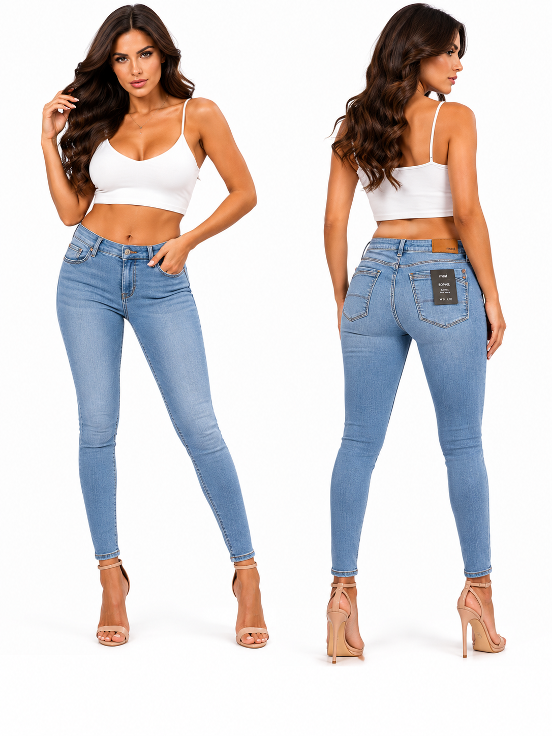 Mavi Sophie Jeans Damă – LT Brushed Glam – Light Blue