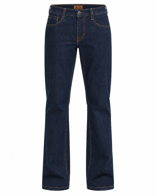 Blugi Mustang Oregon Boot Bootcut bărbați – Dark Blue Denim