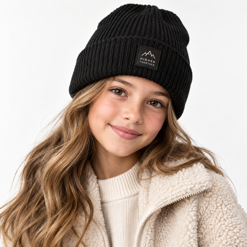 Căciulă BUFF Frint Youth neagră One Size – imagine produs 3
