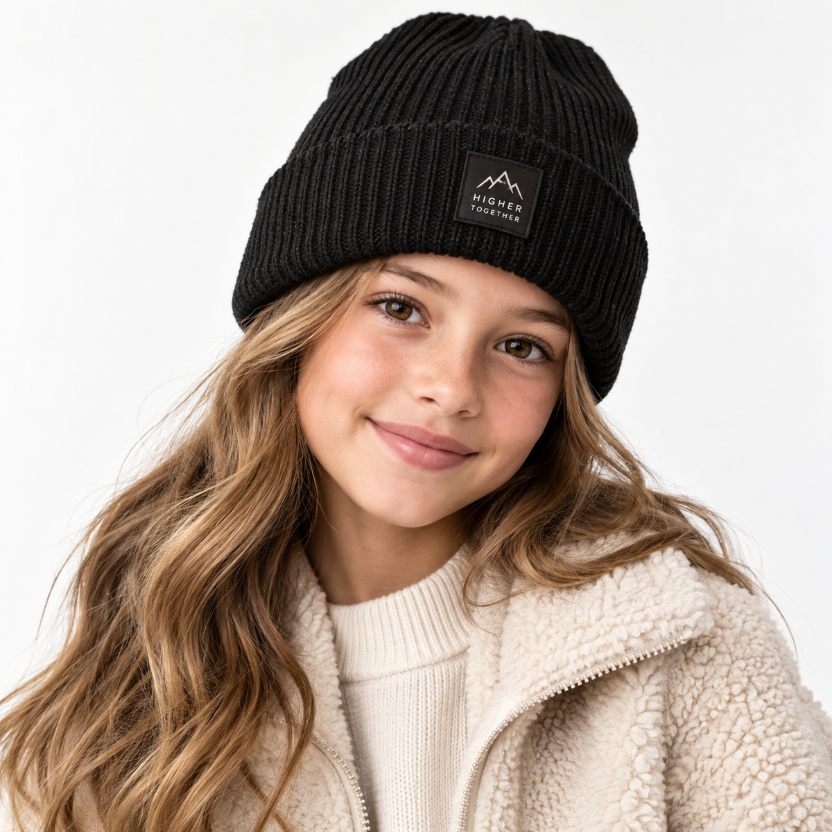 Căciulă BUFF Frint Youth neagră One Size – imagine produs 3