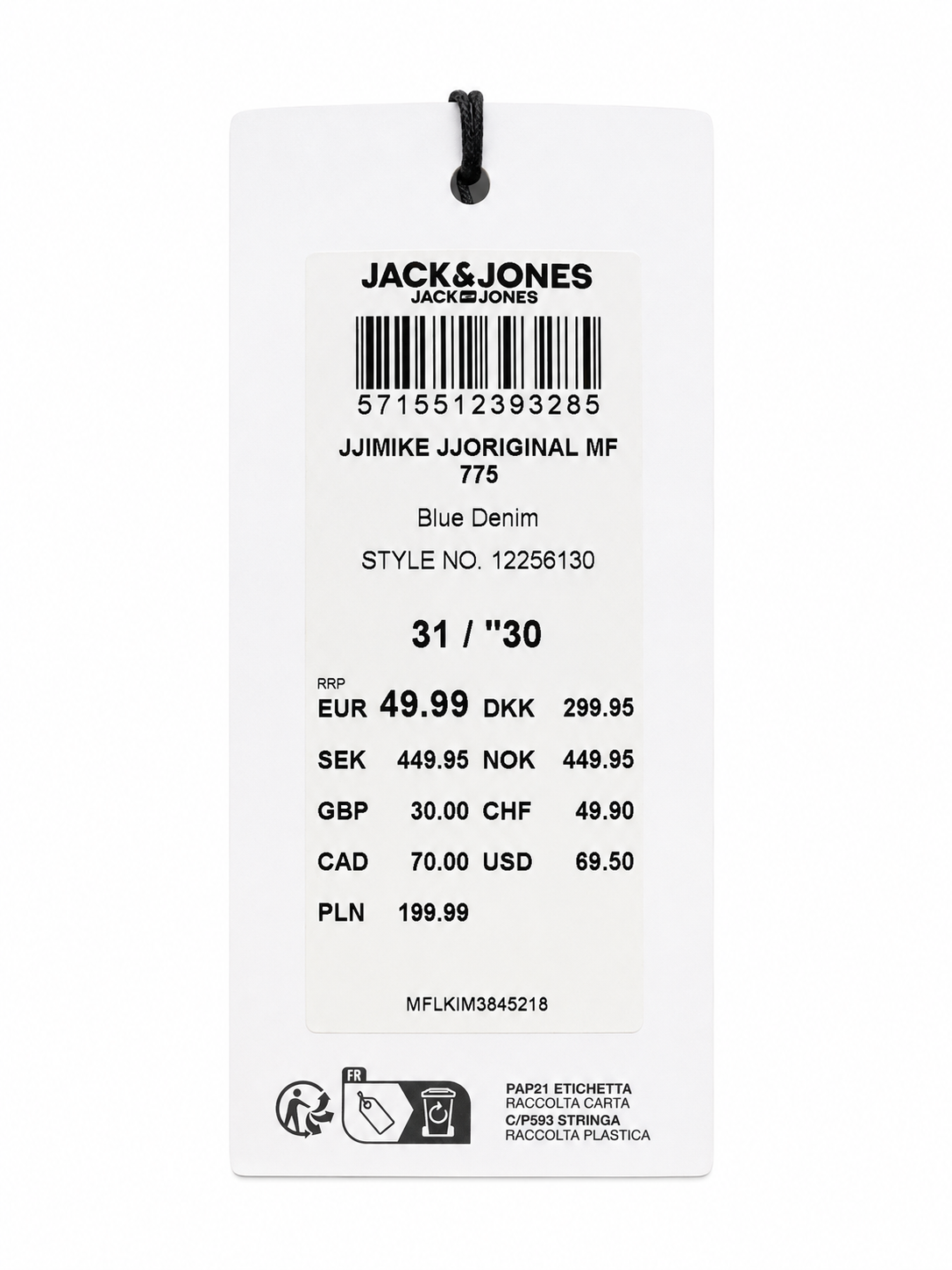 Blugi bărbați Jack & Jones JJIMIKE JJORIGINAL MF 775