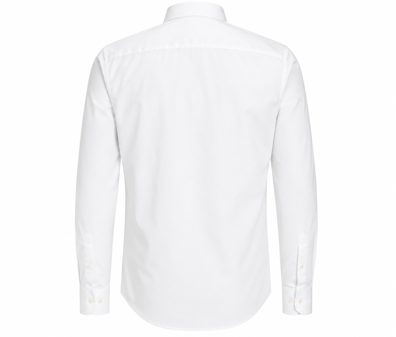 Cămașă Jack & Jones Premium Slim Fit albă bărbați 100% bumbac