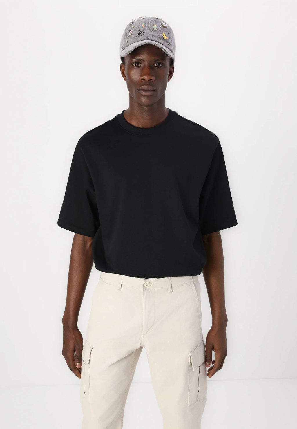 JACK & JONES Junior JPSTKANE JJBARKLEY Cargo Pants Moonbeam EU 176 (16 Ani) – Originali