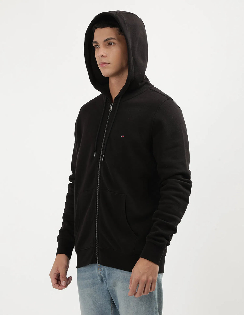 TOMMY HILFIGER Hanorac cu fermoar și glugă Classic