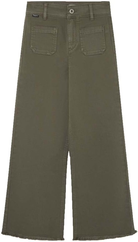 Pantaloni Fete Pepe Jeans NANIA Leaf Green 4 Ani (104 cm)