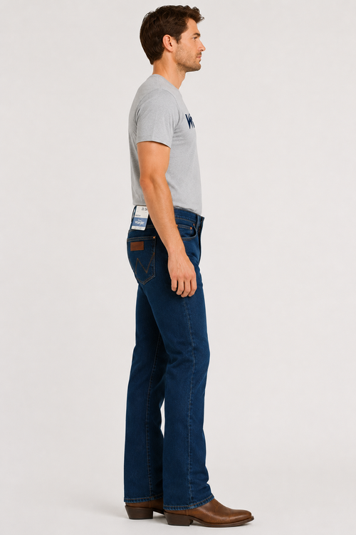 Blugi Wrangler Jacksville Bootcut Classic Blue