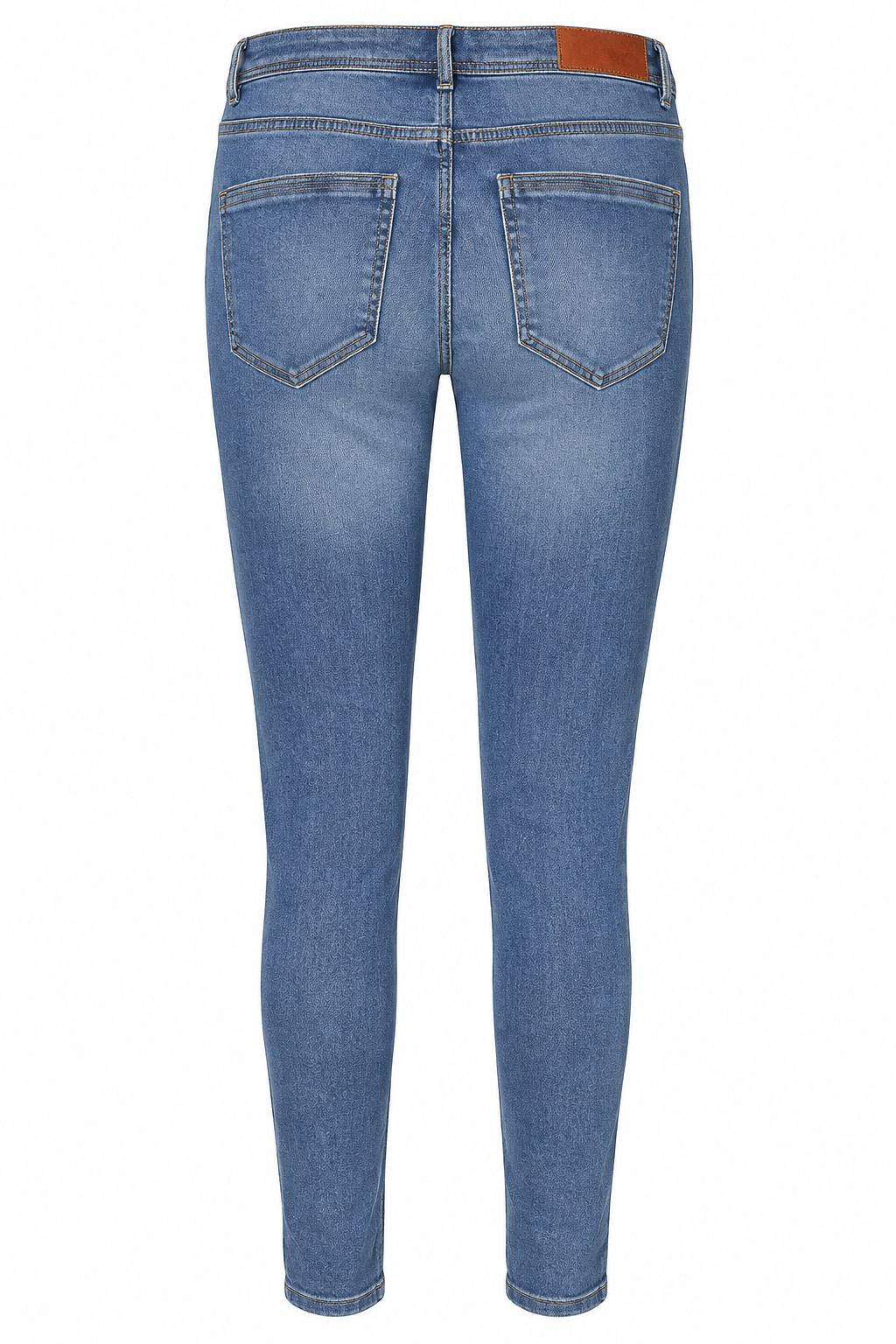 Blugi skinny damă VERO MODA Tanya, talie medie, Medium Blue Denim