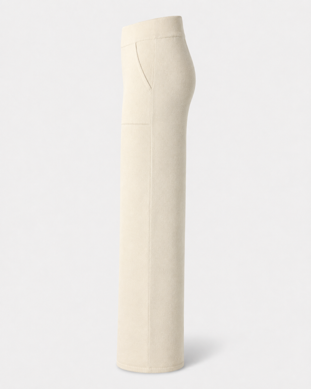 Pantaloni Tricotați Wide Leg, Cynthia