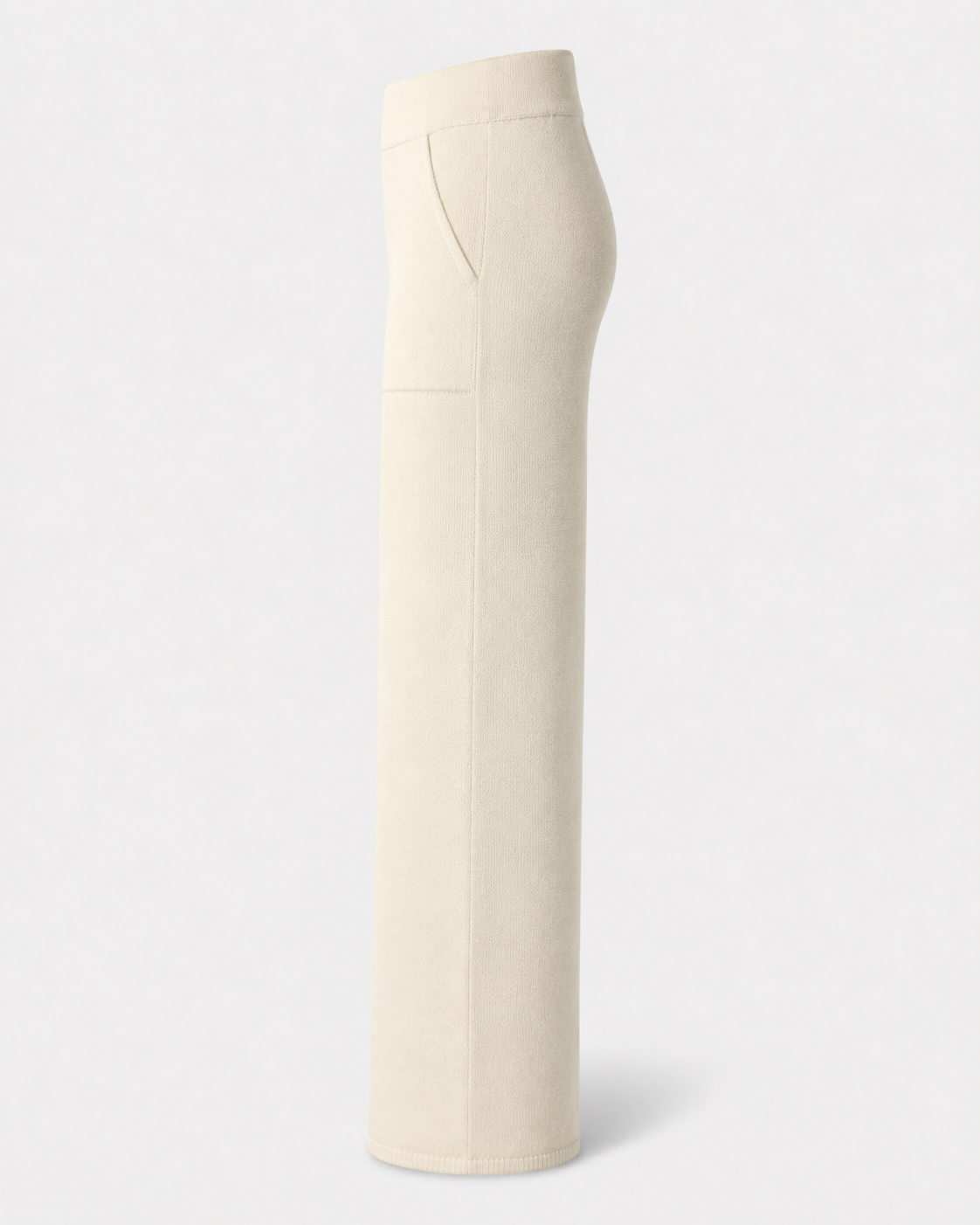 Pantaloni Tricotați Wide Leg, Cynthia