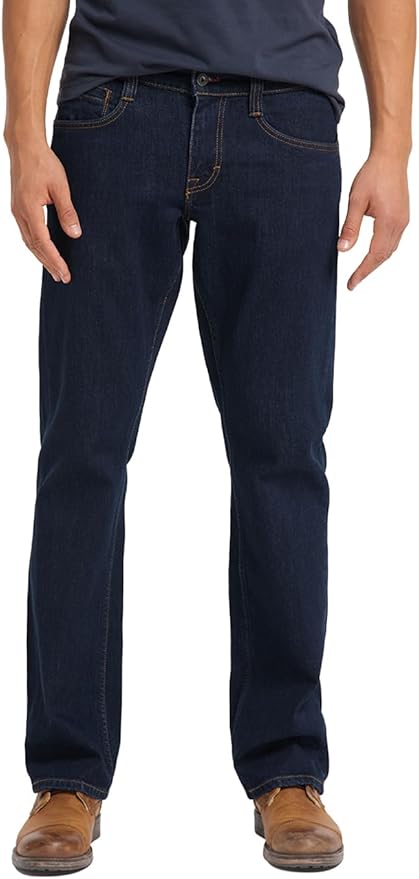 MUSTANG Oregon Boot Slim Low Boot Jeans bărbați – Albastru Închis – 1006280/5000-980
