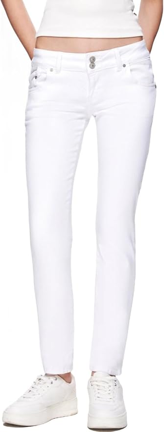 Blugi Damă MOLLY Slim Fit Albi – Originali