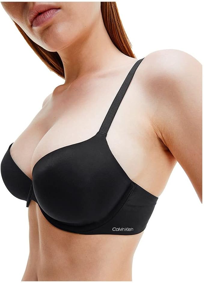 Sutien Calvin Klein Lightly Lined Demi damă Black QF9005
