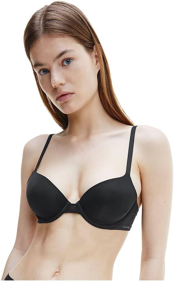 Sutien Calvin Klein Lightly Lined Demi damă Black QF9005