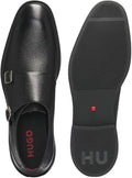 HUGO BOSS Pantofi Eleganți Bărbați Gryff_Monk_grlt Negri din Piele
