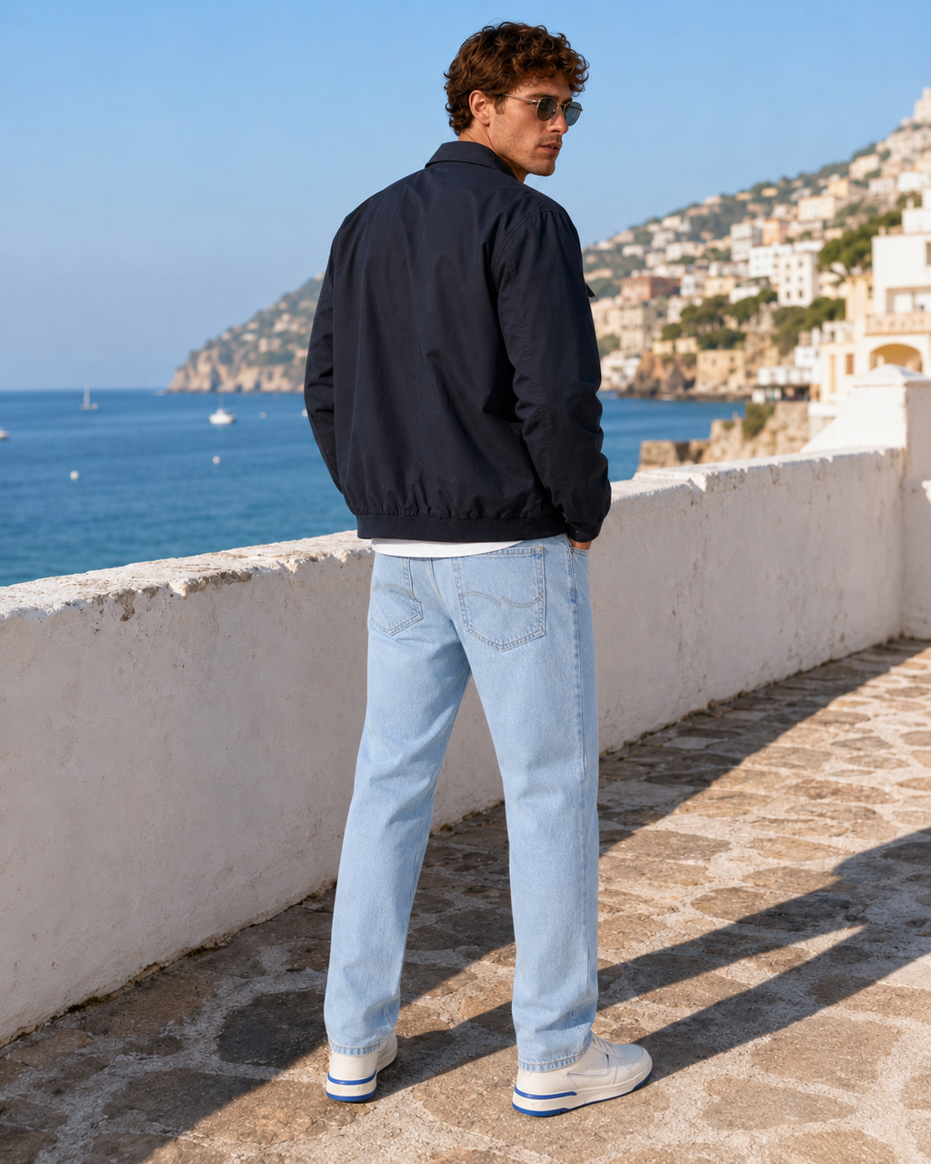 Blugi bărbați JACK & JONES Plus Chris Relaxed Fit