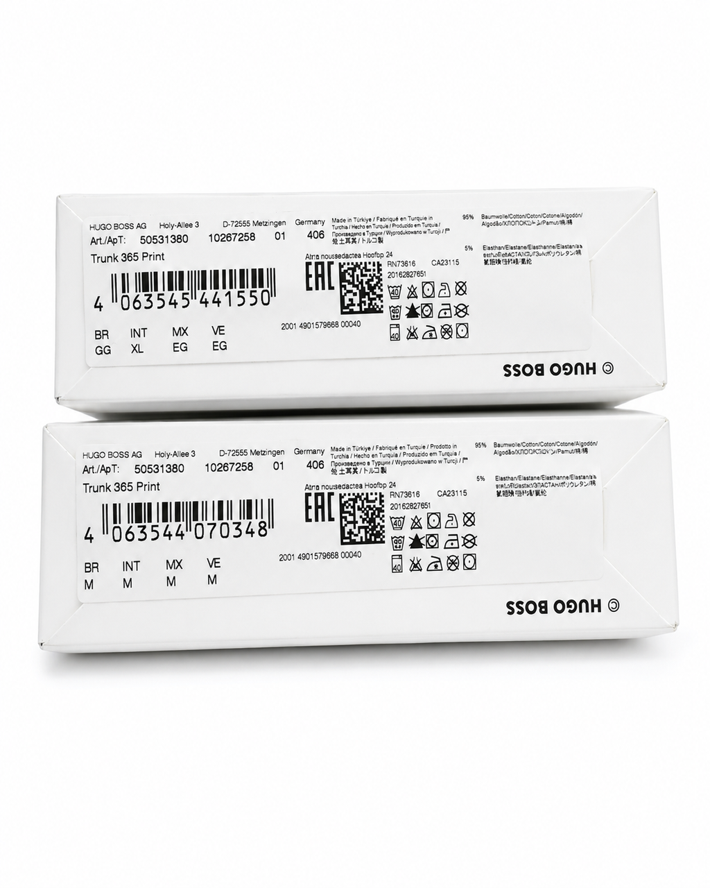 Boxeri BOSS bărbați Trunk 365 Print