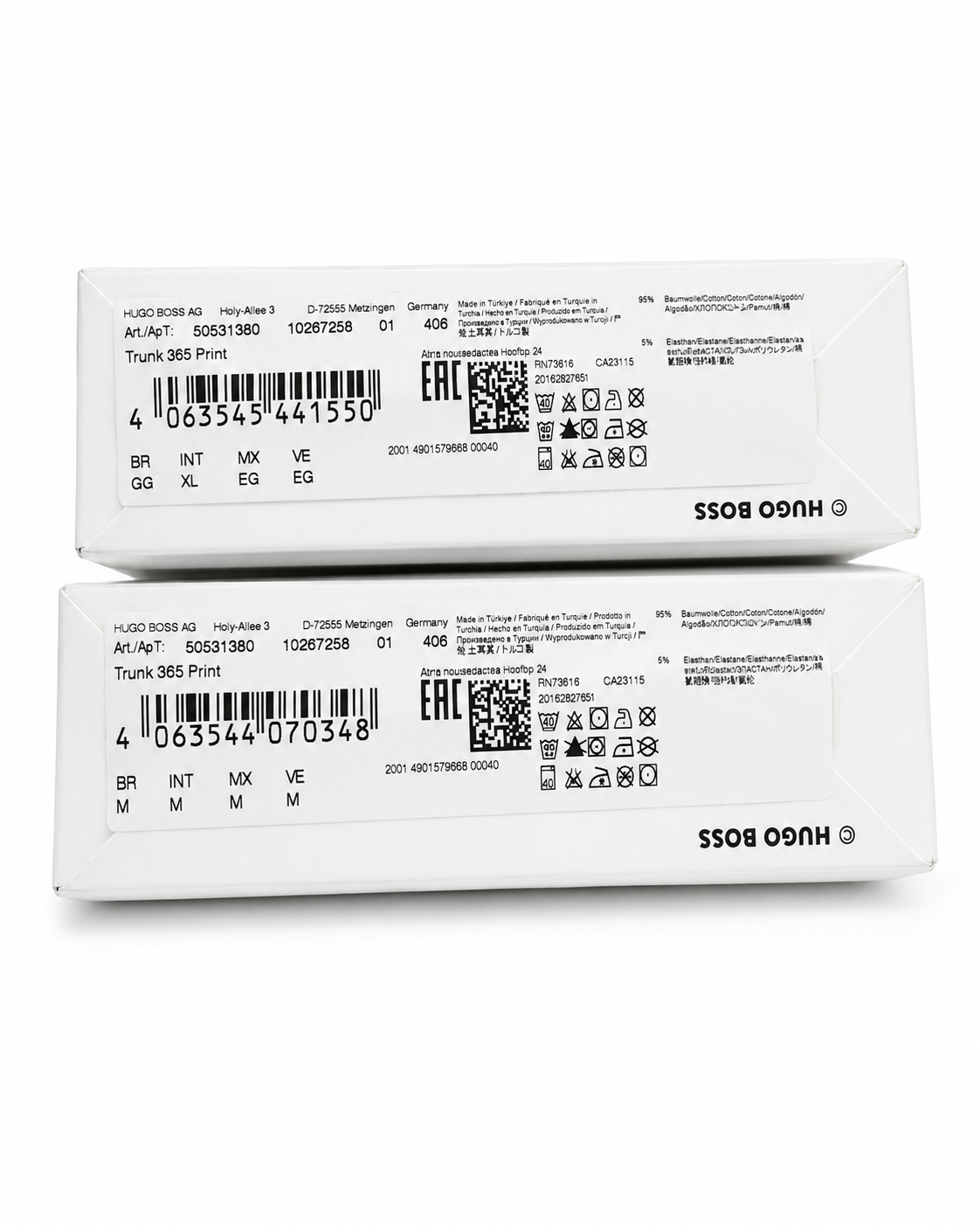 Boxeri BOSS bărbați Trunk 365 Print
