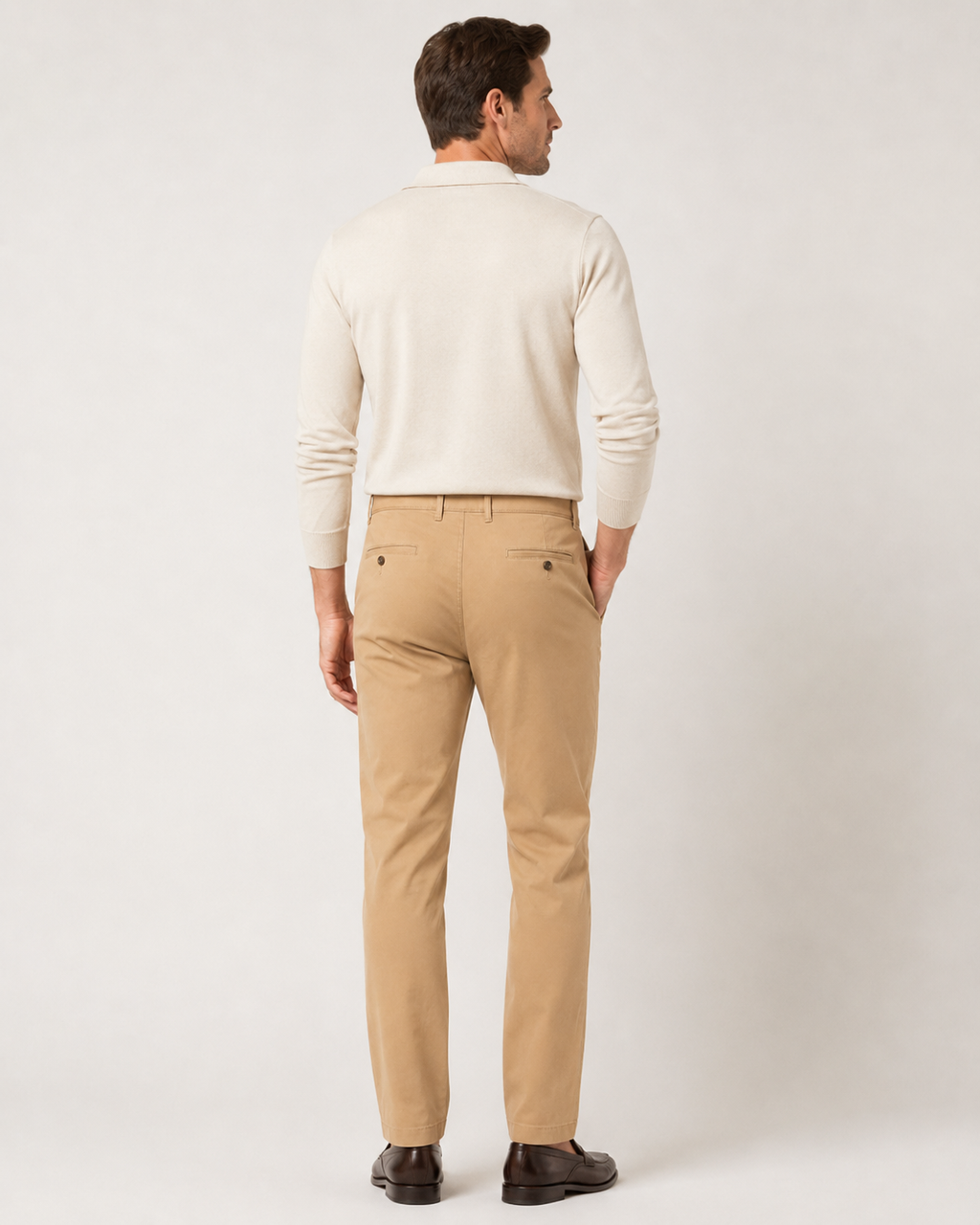 Pantaloni Chino Classic-Fit Casual