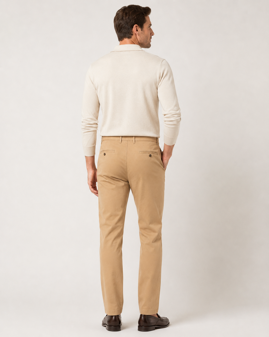 Pantaloni Chino Classic-Fit Casual
