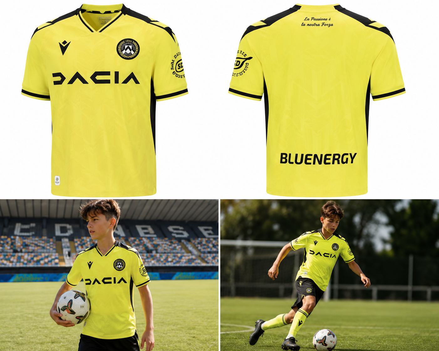 Tricou Oficial Macron Udinese Calcio