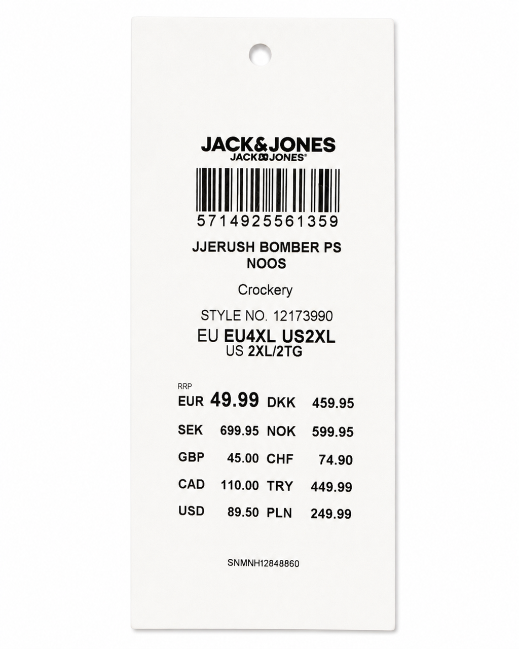 Geacă bomber JACK & JONES Plus bărbați